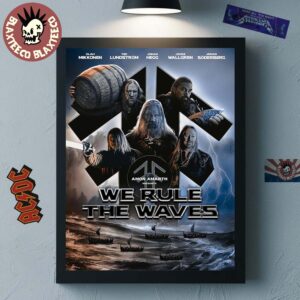 Amon Amarth We Rule The Waves Single Art Poster Canvas For Home Decorations