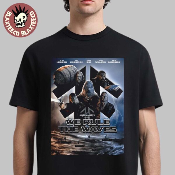 Amon Amarth We Rule The Waves Single Art Poster Unisex T-Shirt