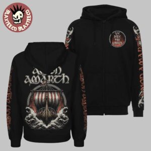 Amon Amarth We Rule The Waves Zip Hoodie