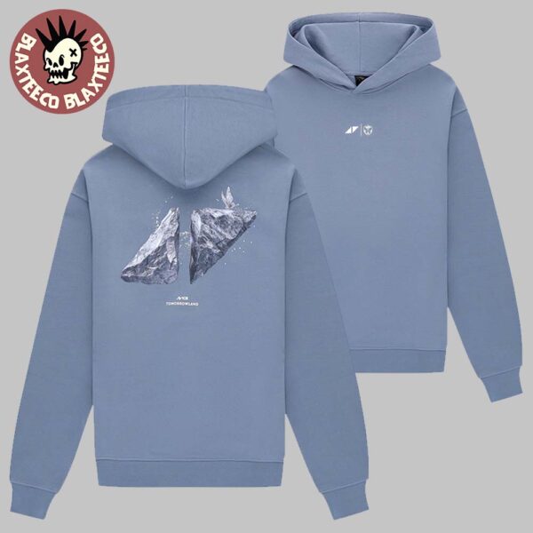 Avicii X Tomorrowland Avicii Forever Capsule Collection 2025 Stone Logo Blue Hoodie
