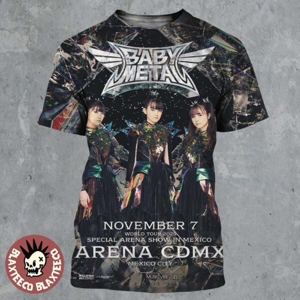 Babymetal World Tour 2025 Special Arena Show In Mexico At Arena CDMX On November 7 2025 All Over Print Shirt