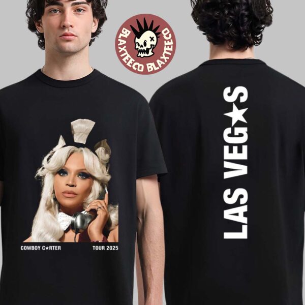 Beyonce Cowboy Carter Tour 2025 Las Vegas Exclusive Merch Tee At Allegiant Stadium On July 25 And 26 Photo T-Shirt