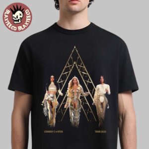 Beyonce Destiny’s Child X Cowboy Carter Tour 2025 Legacy Black T-Shirt