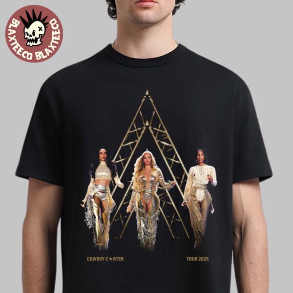 Beyonce Destiny’s Child X Cowboy Carter Tour 2025 Legacy Black T-Shirt