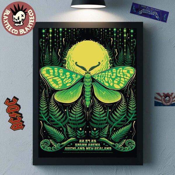 Billy Strings Auckland New Zealand 2025 Event Poster At Spark Arena On July 22 2025 Home Decor Poster Canvas