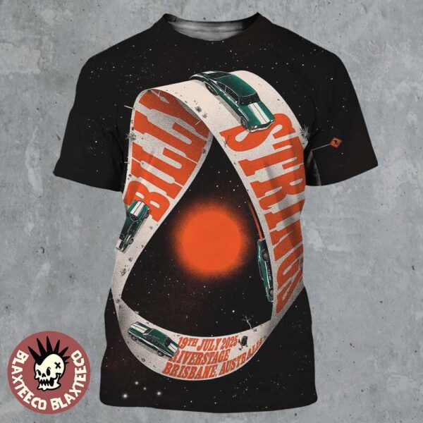 Billy Strings Brisbane Australia 2025 Event Poster At Riverstage On July 19 2025 All Over Print Shirt