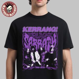 Black Sabbath X Kerrang Cover Story 2025 Exclusive Tribute T-Shirt