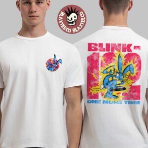 Blink 182 One More Time Rabbit Two Sided T-Shirt