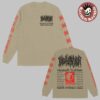 Blood Incantation Absolute Elsewhere North America Tour 2025 Black And Grey Tie Dye T-Shirt