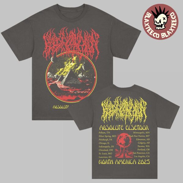 Blood Incantation Pyramid  Absolute Elsewhere North America Summer 2025 Tour Two Sided T-Shirt