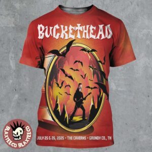 Buckethead Grundy Co Tennessee 2025 Gig Poster At The Caverns On July 25 And 26 2025 All Over Print Shirt