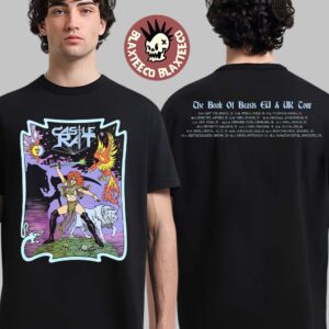 Castle Rat The Book Of Beast EU And UK Tour 2025 Tour Dates Two Sided T-Shirt