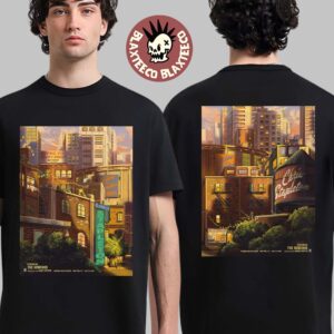 Chris Stapleton New York Night 1 And 2 Combined Concert Poster At Madison Square Garden On July 25 And 26 2025 Two Sided T-Shirt