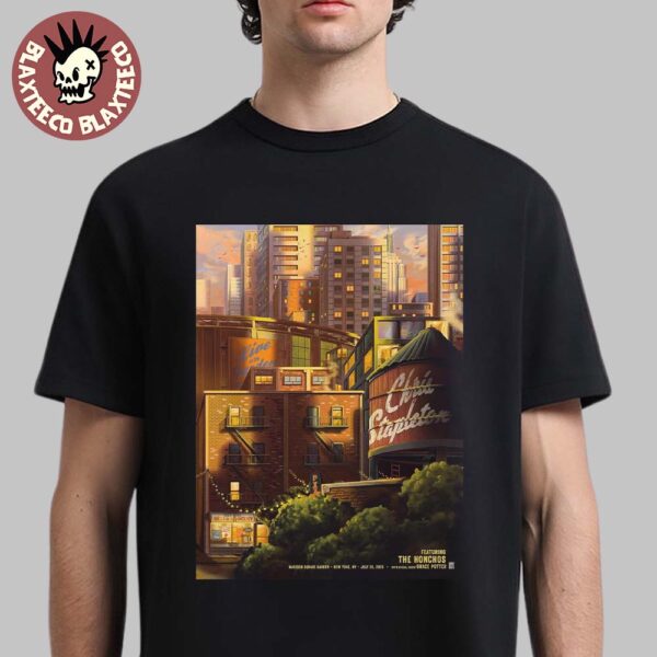 Chris Stapleton New York Night 2 Concert Poster At Madison Square Garden On July 26 2025 Unisex T-Shirt
