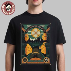 Dave Matthews Band Richmond Virginia 2025 Concert Poster At Allianz Amphitheater At Riverfront On July 15 2025 Classic T-Shirt