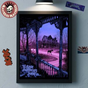 Dave Matthews Band Saratoga Springs New York 2025 Night 2 Event Poster At Saratoga Performing Arts Center On July 19 2025 Home Decor Poster Canvas