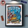 Dead And Company San Francisco California 2025 Event Poster At Golden Gate Park From August 1-3 2025 Dead 60 Home Decor Poster Canvas
