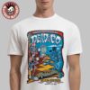 Primus Onward And Upward New York 2025 Gig Poster At The Rooftop At Pier 17 On July 21 2025 Unisex T-Shirt