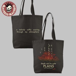 Death Cab For Cutie Plans 20th Anniversary Lyric Tote Bag