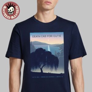 Death Cab For Cutie Redding California 2025 Gig Poster At Redding Civic Auditorium On July 25 2025 Unisex T-Shirt