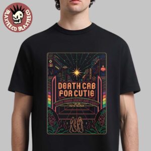 Death Cab For Cutie Reno Nevada 2025 Event Poster At Grand Sierra Resort And Casino On July 24 2025 Unisex T-Shirt