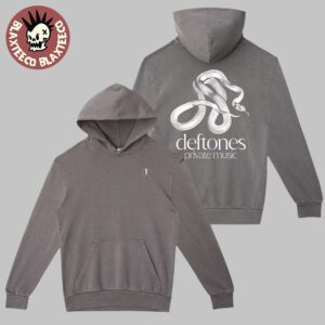 Deftones Private Music Logo Snake Two Sided Hoodie