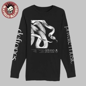 Deftones Private Music Tracklist Long Sleeve T-Shirt