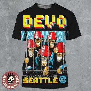 Devo Woodland Park Zoo Seattle 2025 Shows Poster On July 23 24 2025 All Over Print Shirt