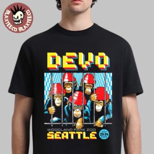 Devo Woodland Park Zoo Seattle 2025 Shows Poster On July 23 24 2025 Unisex T-Shirt