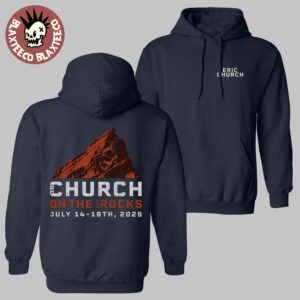 Eric Church Red Rocks Event Hoodie In Morrison Colorado On July 14 15 16 2025 Two Sided Hoodie