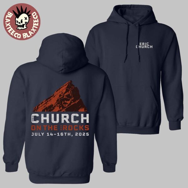 Eric Church Red Rocks Event Hoodie In Morrison Colorado On July 14 15 16 2025 Two Sided Hoodie