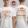 Fairwell Music Festival 2025 Redmond Oregon Merch Horse Tee With Lineup Two Sided T-Shirt