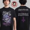 Ghost Skeletour World Tour 2025 Exclusive Merch Tee In St Louis Missouri July 30 2025 Two Sided T-Shirt