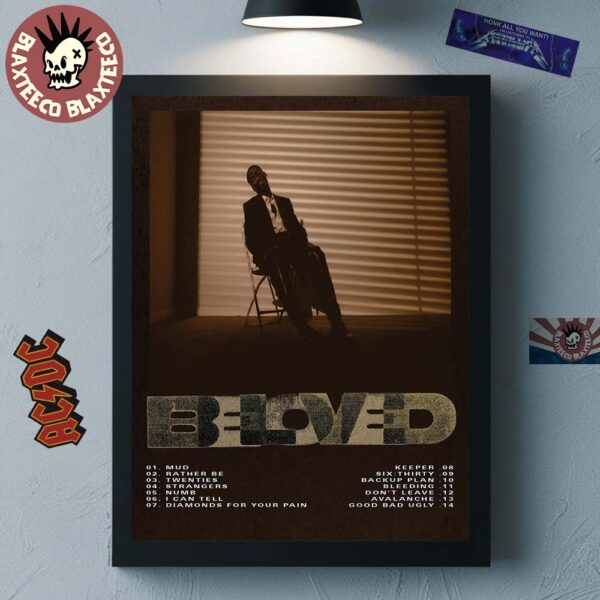 Giveon Beloved Album Cover And Tracklist Home Decor Poster Canvas