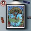 Jerry Garcia Symphonic Celebration With The Colorado Symphony Official Event Poster In Morrison Colorado At Red Rocks Amphitheatre On July 6 2025 Poster Canvas