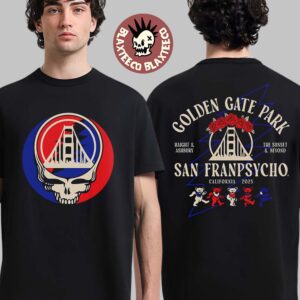 Grateful Dead X San Franpsycho Celebrate 60 Years Of Grateful Dead’s Music In San Francisco CA At Golden Gate Park On August Two Side T-Shirt