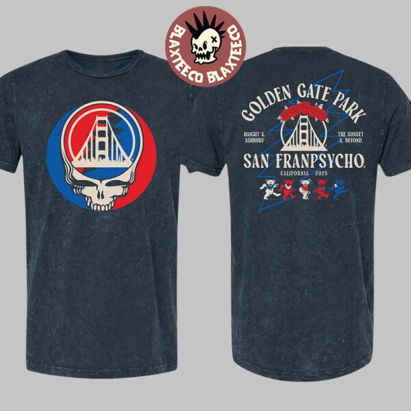 Grateful Dead X San Franpsycho Celebrate 60 Years Of Grateful Dead’s Music In San Francisco CA At Golden Gate Park On August Washed T-Shirt