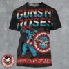 Guns N Roses Happy F’n 4th Of July 2025 Captain America Inspired Art All Over Print Shirt
