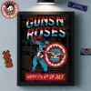 Guns N Roses Stockholm Sweden 2025 Concert Poster At Strawberry Arena On July 4 2025 They Left Her For Dead Now She Is Back With An Appetite For Destruction Home Decor Poster Canvas
