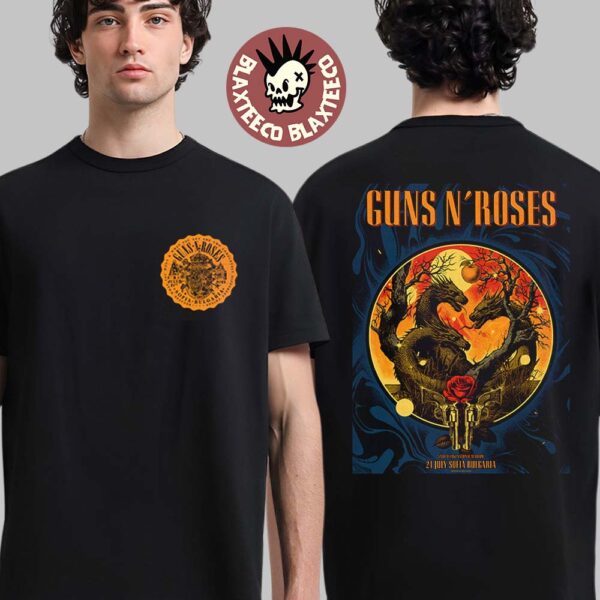 Guns N Roses Sofia Bulgaria 2025 Venue Tee At Vasil Levski National Stadium On July 21 2025 T-Shirt