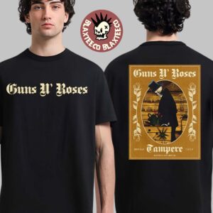 Guns N Roses Tampere 2025 Event Tee At Ratina Stadium On July 7 2025 Two Sided T-Shirt
