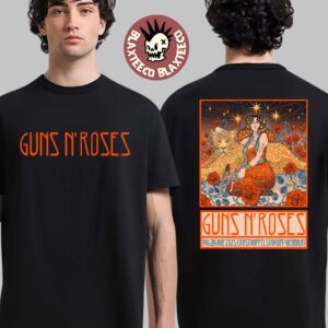 Guns N Roses Vienna Autria 2025 Venue Poster At Ernst Happel Stadium On July 24 2025 Two Sided T-Shirt