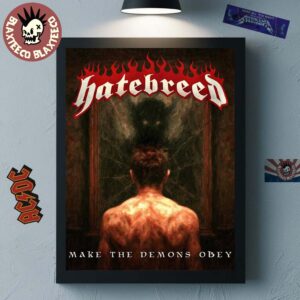 Hatebreed Make The Demons Obey Song Cover Art Home Decor Poster Canvas