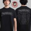 Hatebreed Summer Slaughter Tour 2025 North American Schedule tour Dates Two Sided T-Shirt