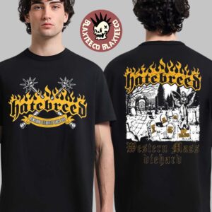 Hatebreed Western Mass Diehard Hardcore Springfield MA At MassMutual Center On July 18 2025 Two Sided T-Shirt