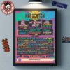 Baroness With Weedeater Red And Blue Tour Part 2 West Coast Cities Dates Home Decor Poster Canvas
