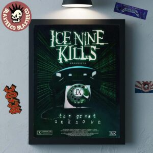 Ice Nine Kills The Great Unknow Single Cover Art Home Decor Poster Canvas