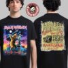 Iron Maiden Run For Your Lives World Tour 2025 France Tour Event Tee Eddie In The Catacombs Of Paris Two Side T-Shirt