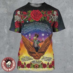 Jerry Garcia Symphonic Celebration With The Colorado Symphony Official Event Poster In Morrison Colorado At Red Rocks Amphitheatre On July 6 2025 All Over Print Shirt