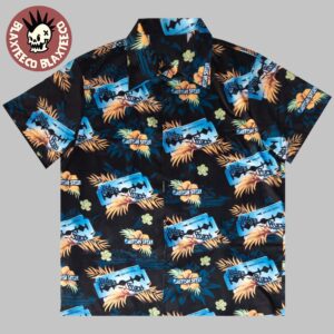 Judas Priest British Steel Summer 2025 Tropical Pattern Hawaiian Shirt
